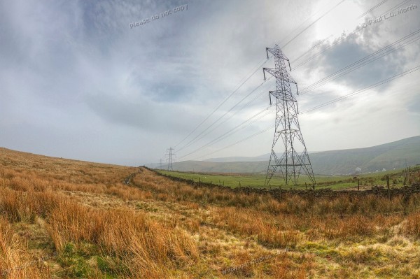 pylons todmorden moor